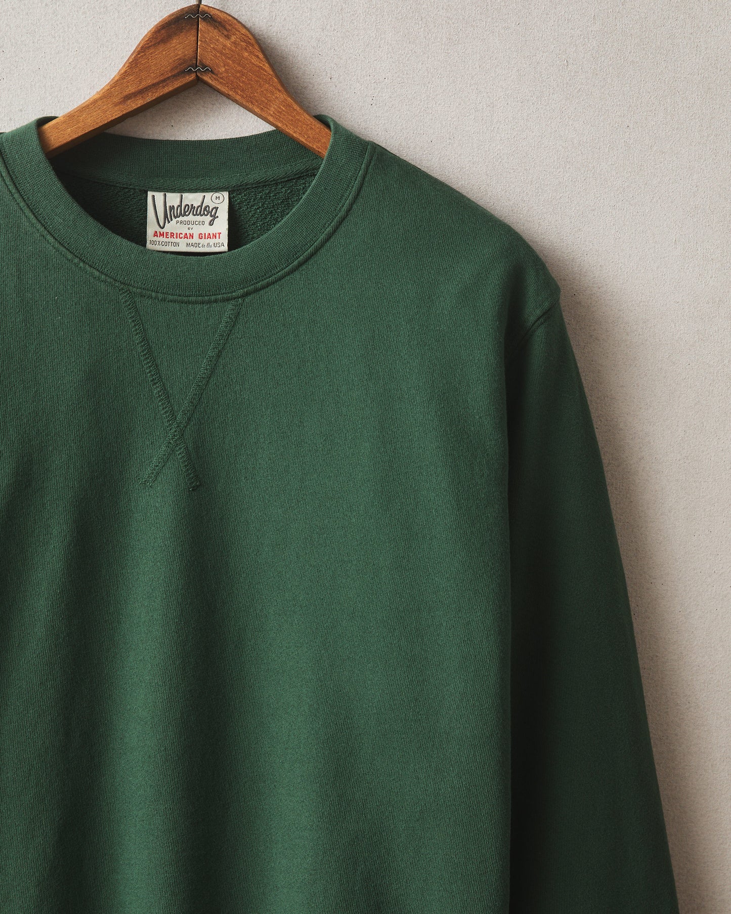 UNDERDOG BY AMERICAN GIANT CREWNECK SWEATSHIRT