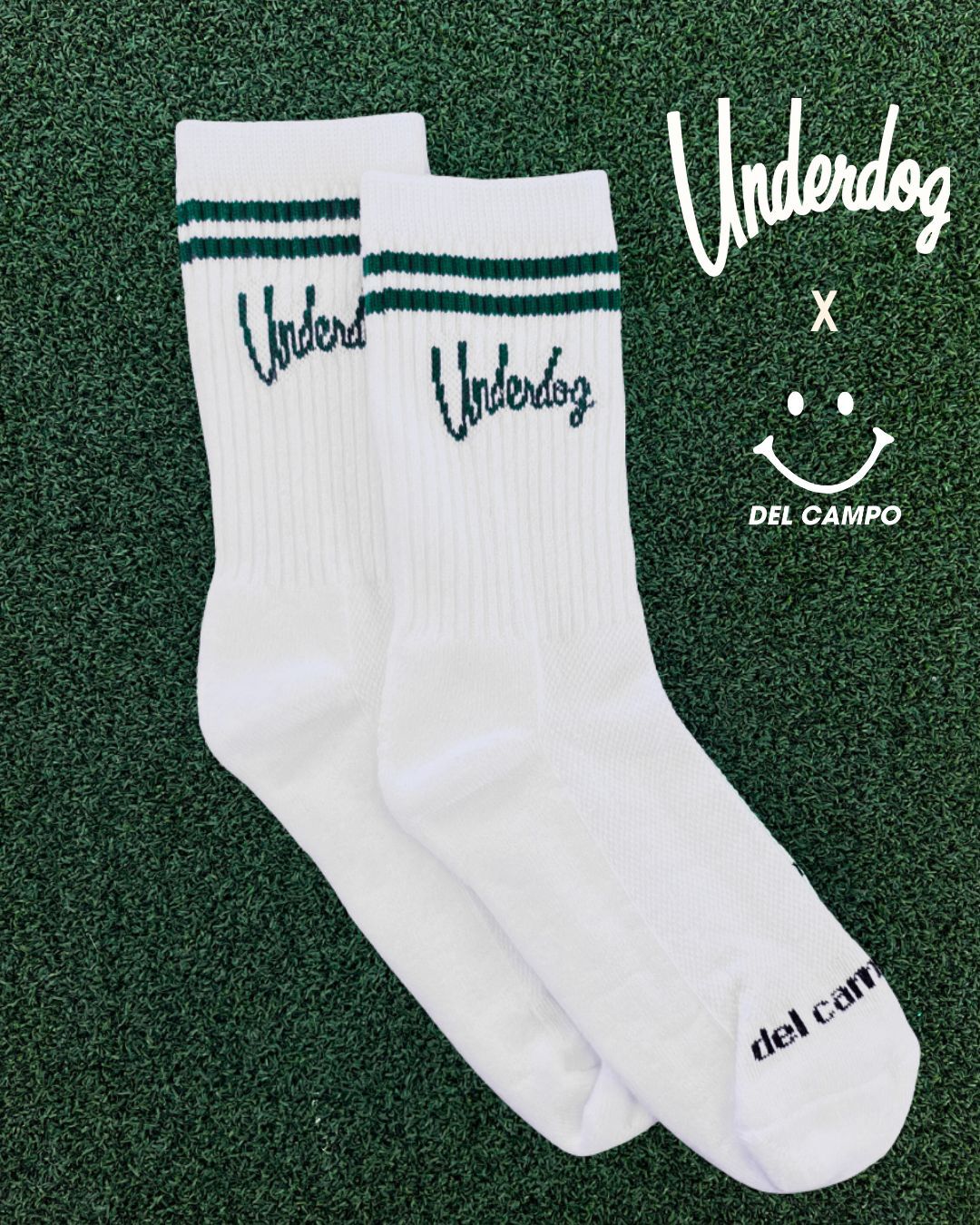 UNDERDOG X DEL CAMPO LOGO SOCKS