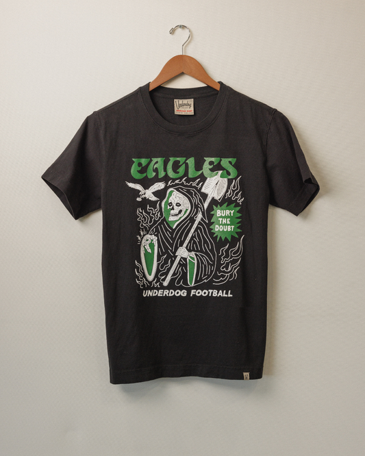 PHILADELPHIA EAGLES X UNDERDOG HEAVY SLIME GRAPHIC TEE